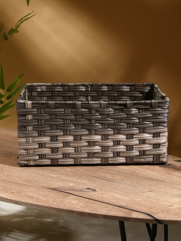 Корзина плетеная 40х29х17 см, пластик