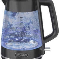 Чайник HYK-G3503 1,7л 2200Вт черный (стекло)