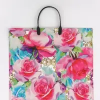 Пакет "Матисс", полиэтиленовый с пластиковой ручкой, 38 х 34 + 3 см, 90 мкм