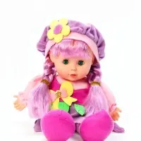 Мягкая игрушка &laquo;Кукла&raquo;, 31 см, звуковые эффекты, в платье