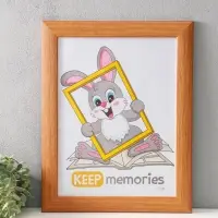 Фоторамка для фото 30х40 см "Luxe Elegance" пластик, бежевый, (пластик экран)