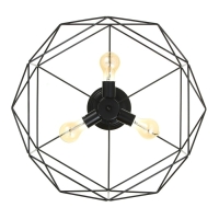 Светильник 2463/3E27 40Вт черный 58х58х22 см BayerLux