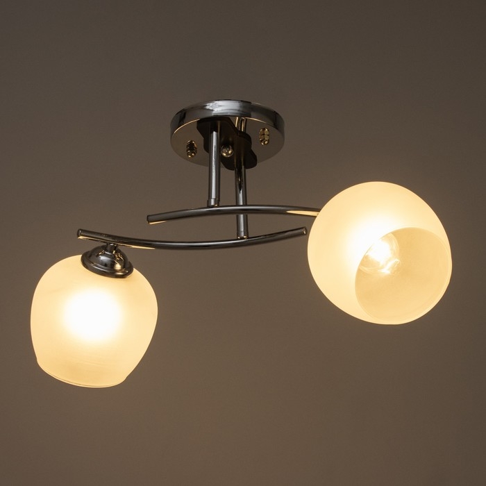 Люстра Люстра "Луис" 2xE27 40Вт хром 50x17x24см