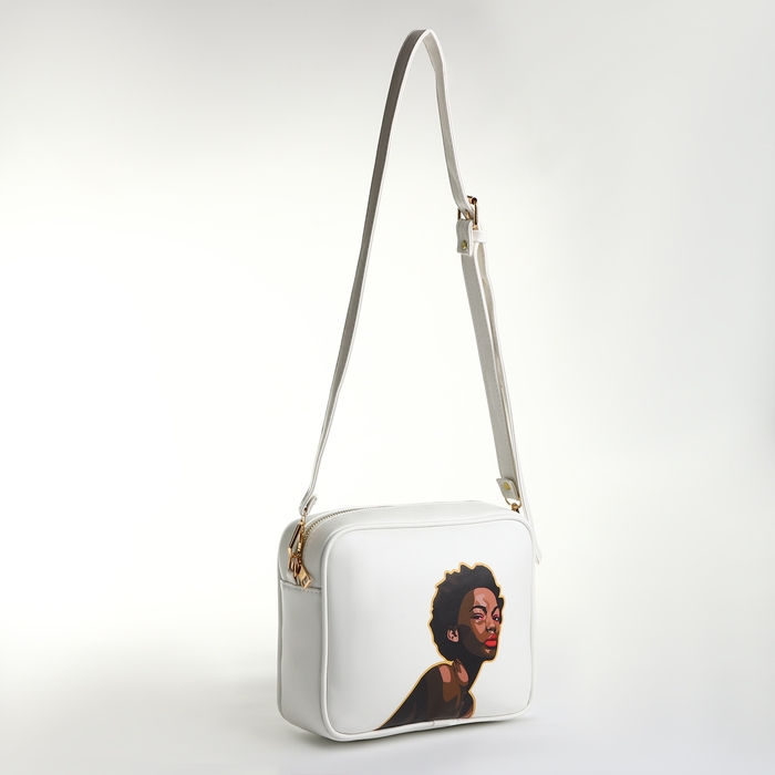 Сумка женская через плечо TEXTURA, маленького размера, цвет белый Сумка женская через плечо TEXTURA, маленького размера, цвет белый