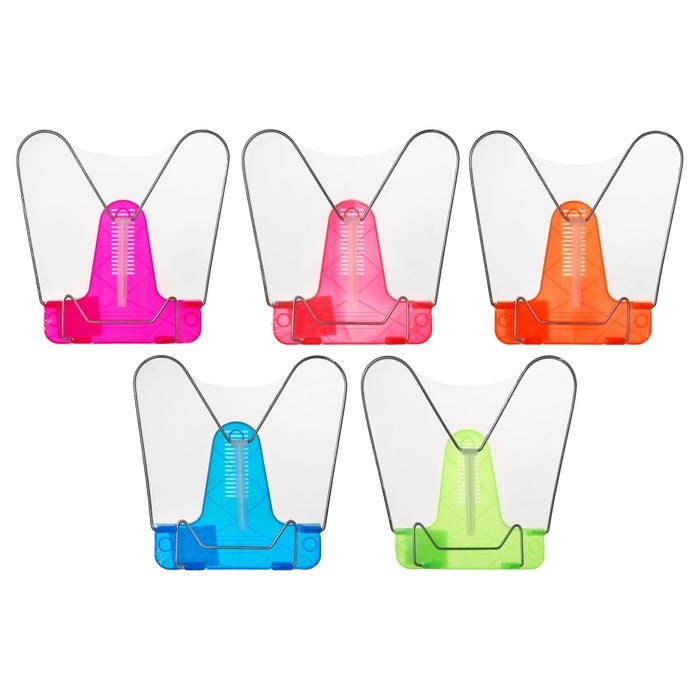 Подставка для книг пластиковая, Стамм Creative, микс х 5 видов Подставка для книг пластиковая, Стамм Creative, микс х 5 видов