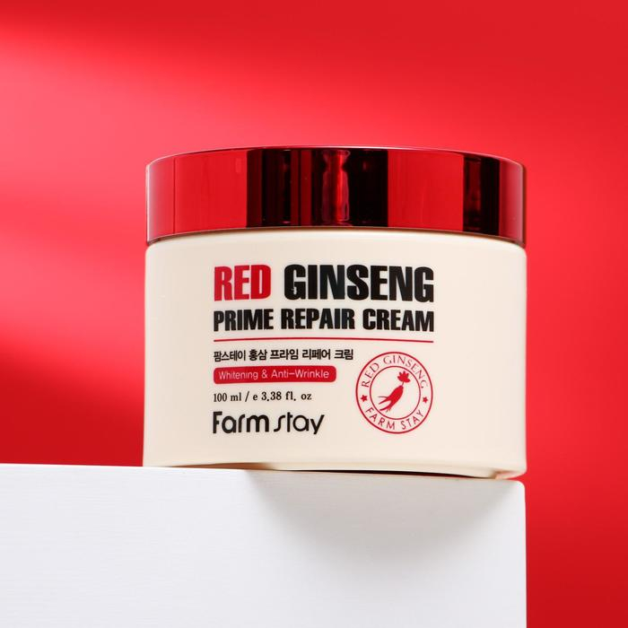 Крем для лица FarmStay «Восстанавливающий», с экстрактом красного женьшеня, 100 мл Крем для лица FarmStay «Восстанавливающий», с экстрактом красного женьшеня, 100 мл