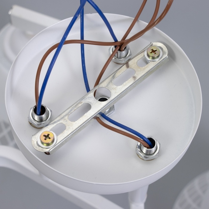 Люстра Люстра "Ронан" 3хЕ27 40Вт белый 48х48х28 см