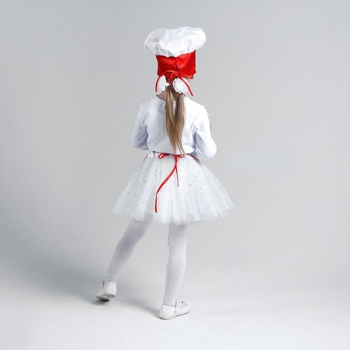 Карнавальный набор «Поварёнок с посудкой», фартук, колпак, посуда, р. 28-30, рост 98-116 см Карнавальный набор «Поварёнок с посудкой», фартук, колпак, посуда, р. 28-30, рост 98-116 см