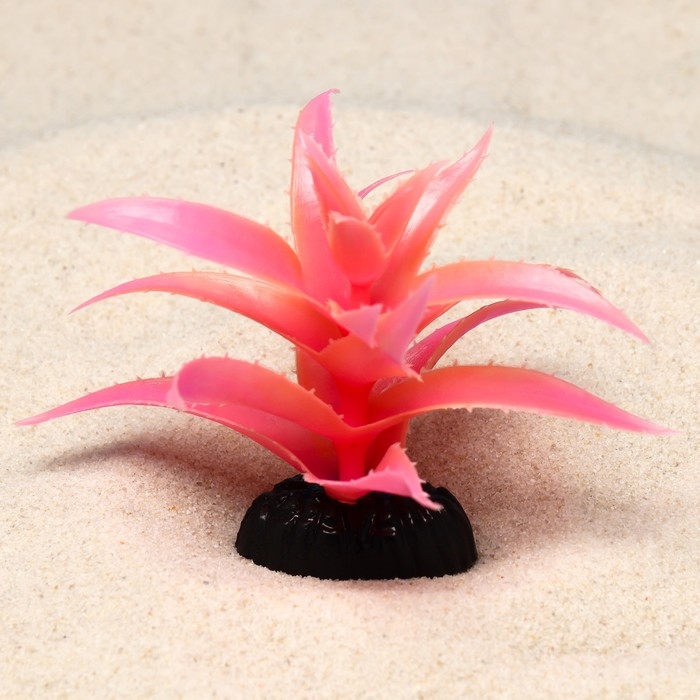 Растение искусственное аквариумное, светящееся, 10 см, красное Растение искусственное аквариумное, светящееся, 10 см, красное