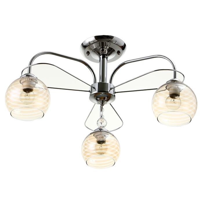 Люстра  Люстра "Анрия" 3хЕ27 40Вт хром 59х59х30 см BayerLux