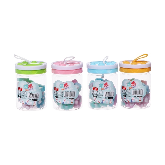 Набор ластиков фигурных 18 штук в пластиковой коробке МИКС Лапки Набор ластиков фигурных 18 штук в пластиковой коробке МИКС Лапки