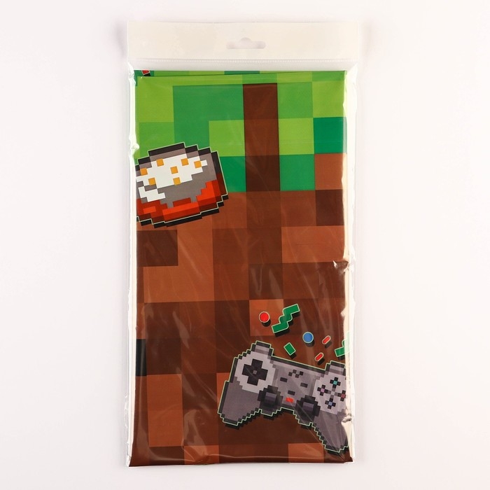 Скатерть одноразовая праздничная 120х180 см, 35 мкр Скатерть одноразовая праздничная 120х180 см, 35 мкр