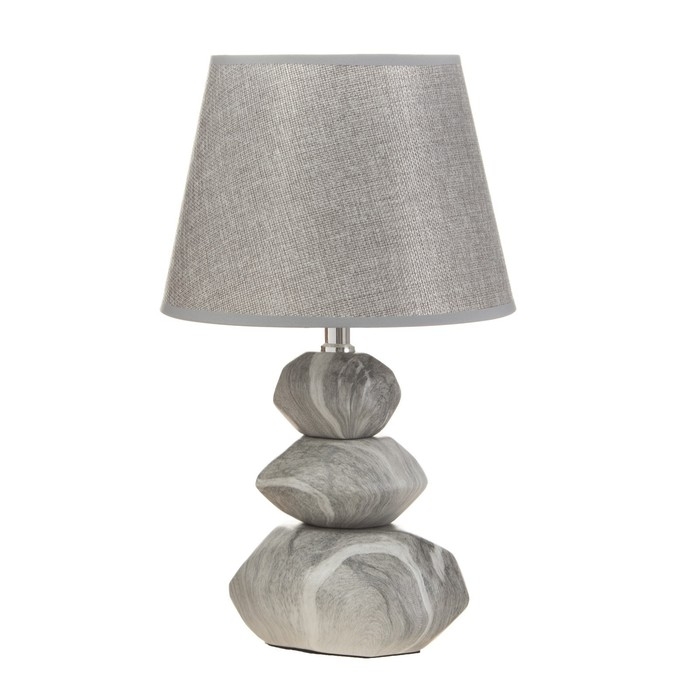 Настольная лампа Настольная лампа "Андри" E14 40Вт серый 23х23х39 см RISALUX