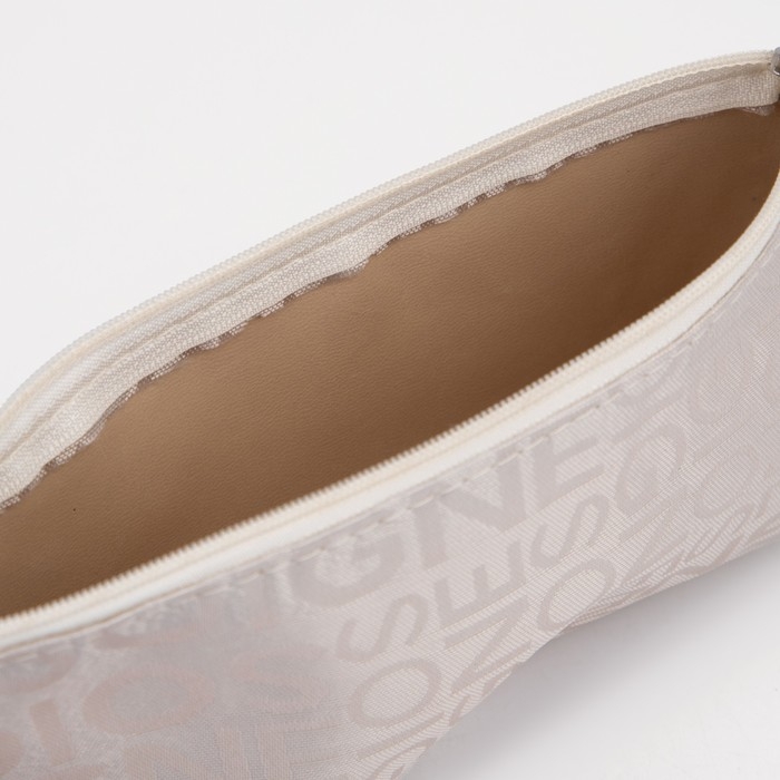 Косметичка на молнии, цвет белый Косметичка на молнии, цвет белый