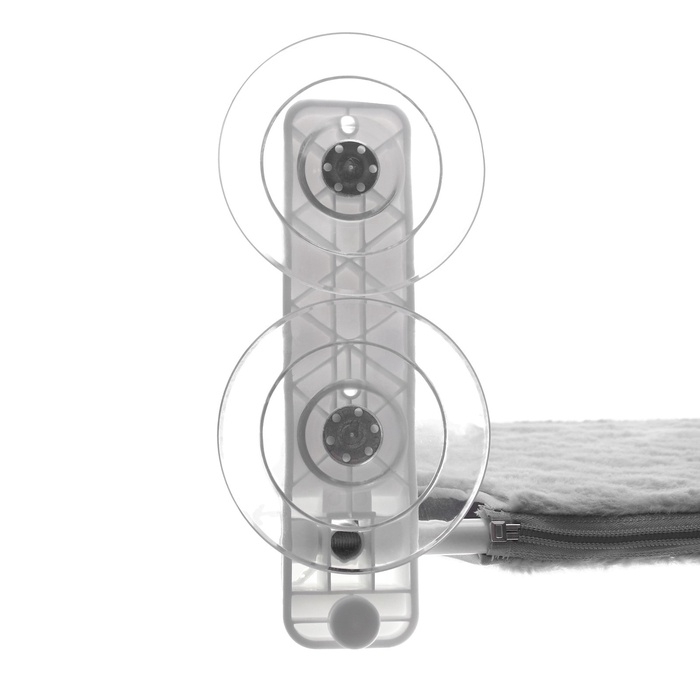 Гамак для кошки на окно, 45*30 см, вес до 6 кг, пакет, серый Гамак для кошки на окно, 45*30 см, вес до 6 кг, пакет, серый