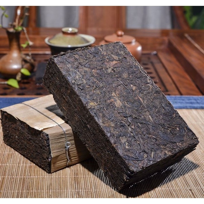 Китайский выдержанный чай  Китайский выдержанный чай "Шу Пуэр. Zhu qiao shu zhuan", 500 г, 2015 г, кирпич