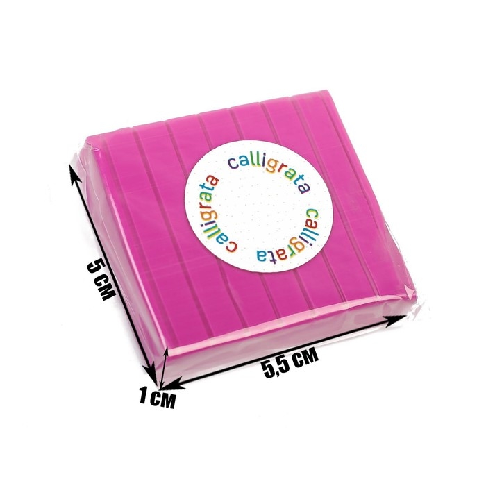 Полимерная глина Calligrata 50 г, малиновая Полимерная глина Calligrata 50 г, малиновая