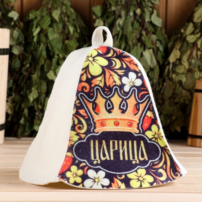 Шапка для бани  Шапка для бани "Царица"