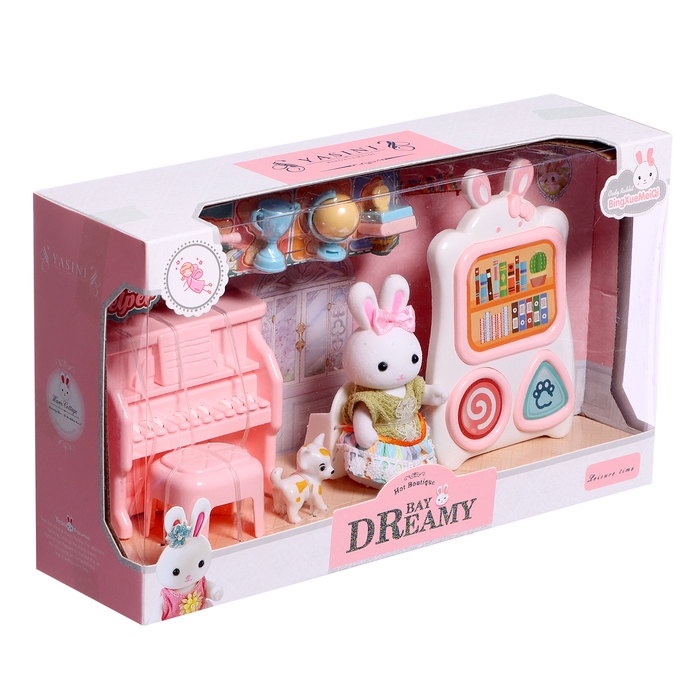 Набор игровой «Зайчики: мебель для питомцев», МИКС Набор игровой «Зайчики: мебель для питомцев», МИКС