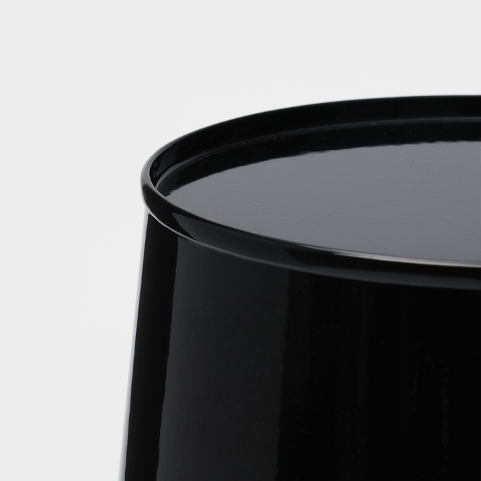 Вазон без ручек, 7 л, высота 29 см, цвет чёрный Вазон без ручек, 7 л, высота 29 см, цвет чёрный