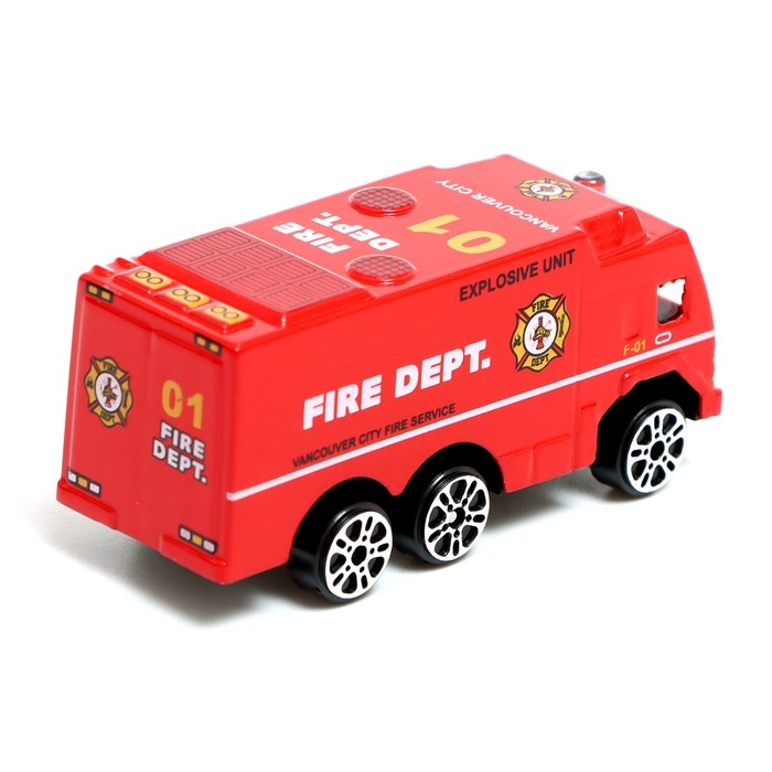 Машина металлическая «Спецслужбы» в банке, цвет МИКС Машина металлическая «Спецслужбы» в банке, цвет МИКС