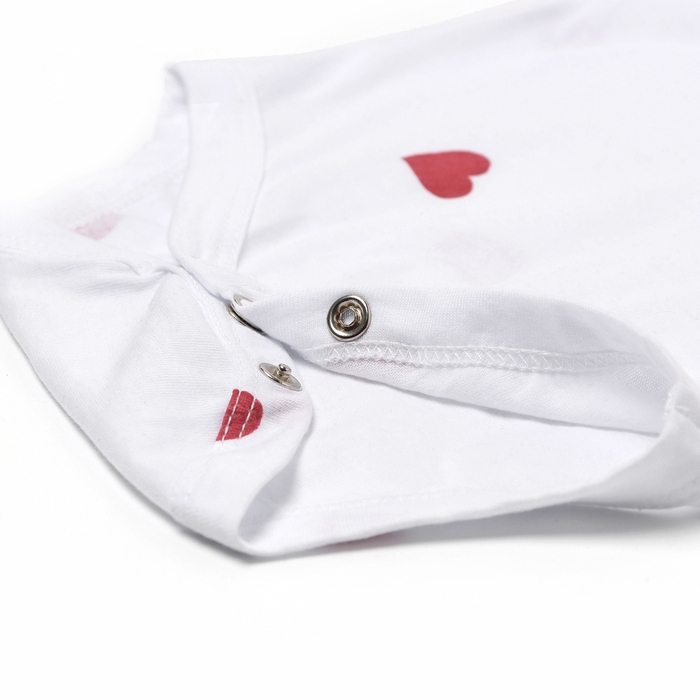 Боди детское с рюшами MINAKU, цвет молочный, рост 62-68 см Боди детское с рюшами MINAKU, цвет молочный, рост 62-68 см