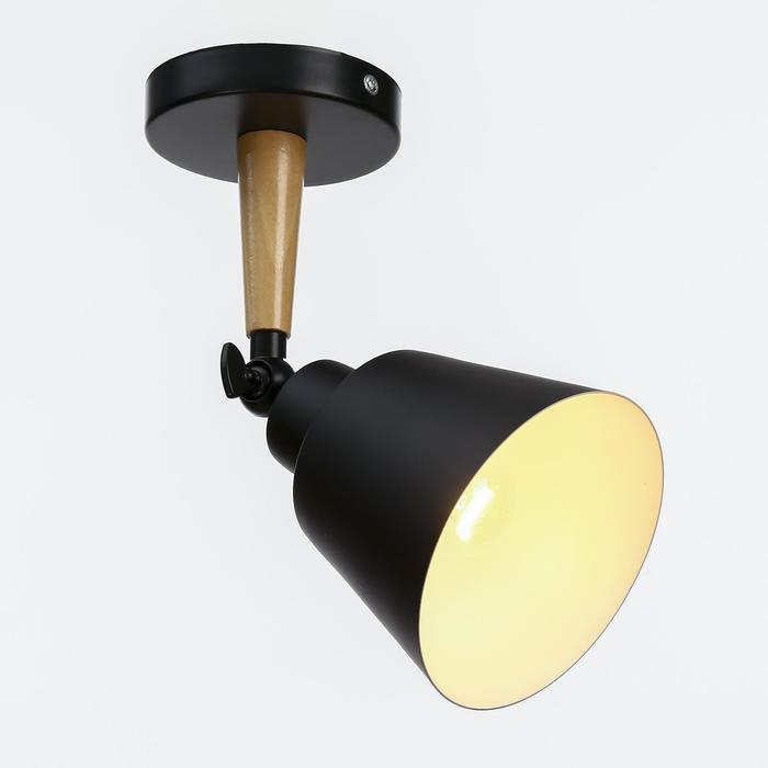 Спот Спот "Цилиндр малый" 1x40Вт E27 черный 12х20х20 см