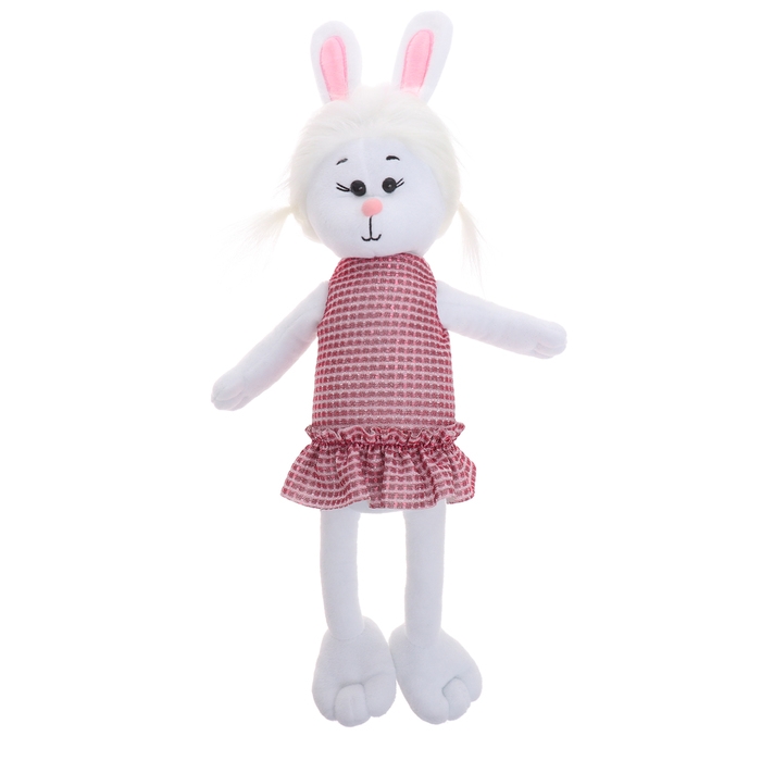 Мягкая игрушка «Зайка Зефирка в платье», 25 см