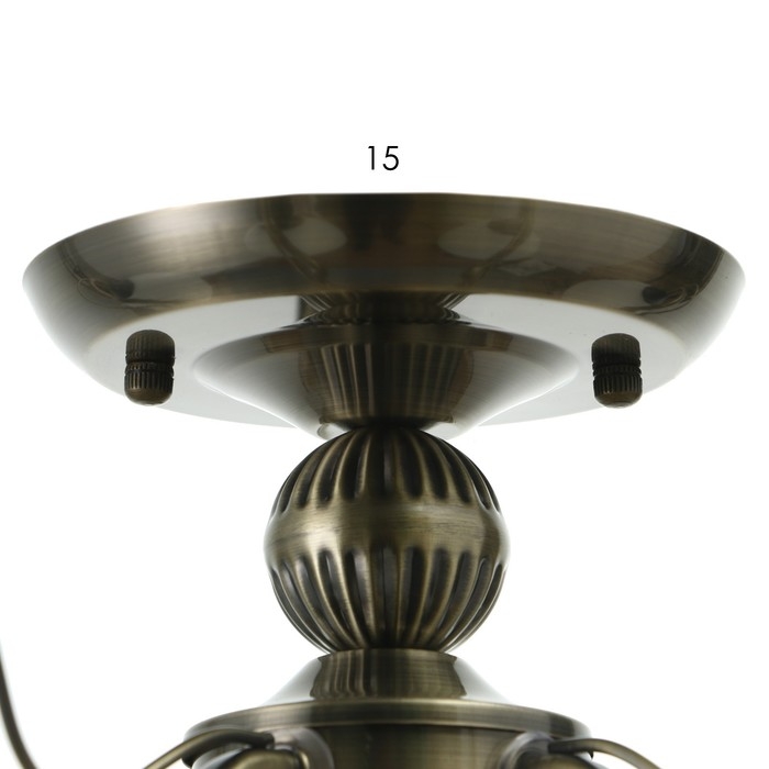 Люстра Люстра "Элейна" 5хЕ27 40Вт бронза 50х50х28 см BayerLux