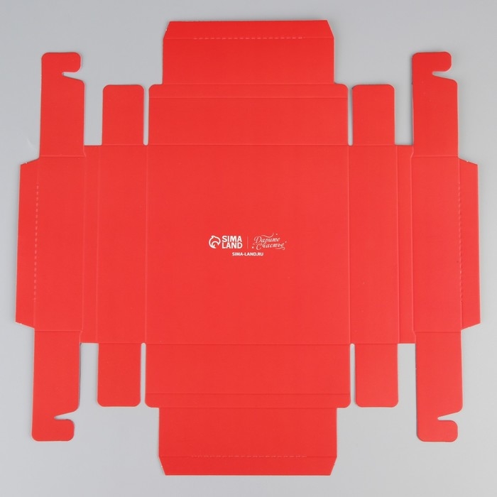 Коробка под 9 конфет «Сладкого Нового года», 14.7 х 14.7 х 3.5 см, Новый год