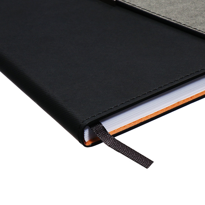 Органайзер на кольцах, А5, 140л, клетка, обл.кожзам, Стиль, черный Органайзер на кольцах, А5, 140л, клетка, обл.кожзам, Стиль, черный