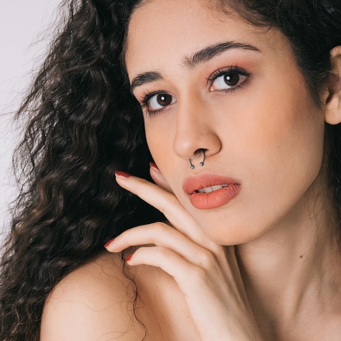 Пирсинг в нос (фейк для септума) «Шарики», набор 5 шт., L=12 мм, цвет серебро Пирсинг в нос (фейк для септума) «Шарики», набор 5 шт., L=12 мм, цвет серебро