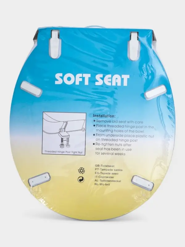 Сиденье для унитаза 40х37х4,5 см Сиденье для унитаза 40х37х4,5 см "Океан"