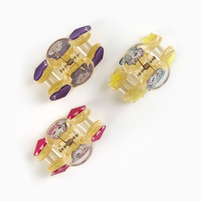 Краб для волос, 5.5 х 3.5 х 2 см МИКС Краб для волос, 5.5 х 3.5 х 2 см МИКС