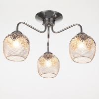 Люстра "Лаура" 3x60Вт E27 хром 54х54х29 см BayerLux