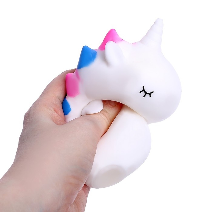 Мялка «Единорог» с пастой, цвета МИКС Мялка «Единорог» с пастой, цвета МИКС