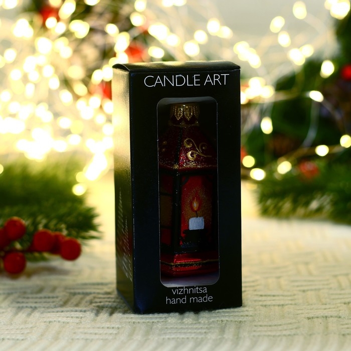 Ёлочная игрушка Ёлочная игрушка "Фонарик новогодний" 10 см