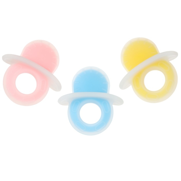 Прорезыватель силиконовый «Пустышка», цвет МИКС, Крошка Я