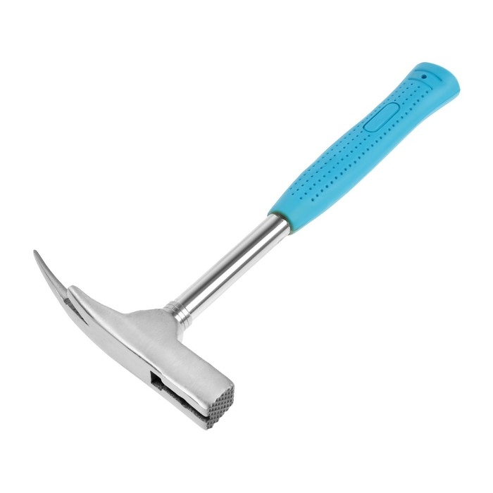 Молоток кровельщика ЛОМ, с металлической обрезиненной рукояткой, 600 г Молоток кровельщика ЛОМ, с металлической обрезиненной рукояткой, 600 г