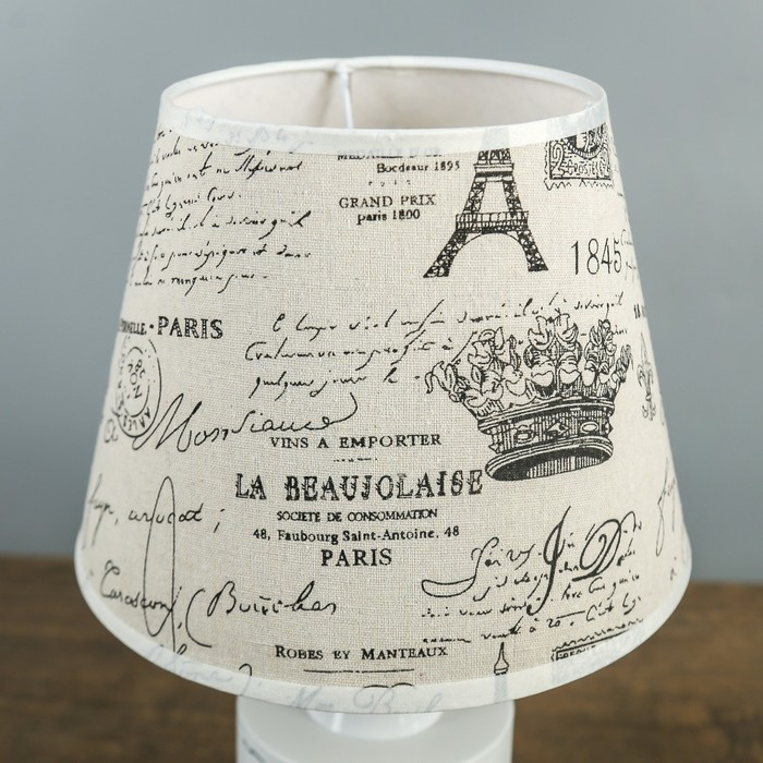 Лампа настольная Е27 25W Лампа настольная Е27 25W "Город" низ подсветка 27х27х39,5 см