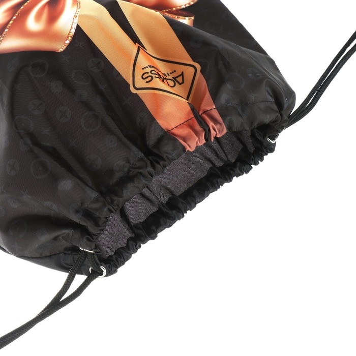 Рюкзак школьный 40х33х15см, эргономичная спинка, Across 410, черный/золотой Рюкзак школьный 40х33х15см, эргономичная спинка, Across 410, черный/золотой