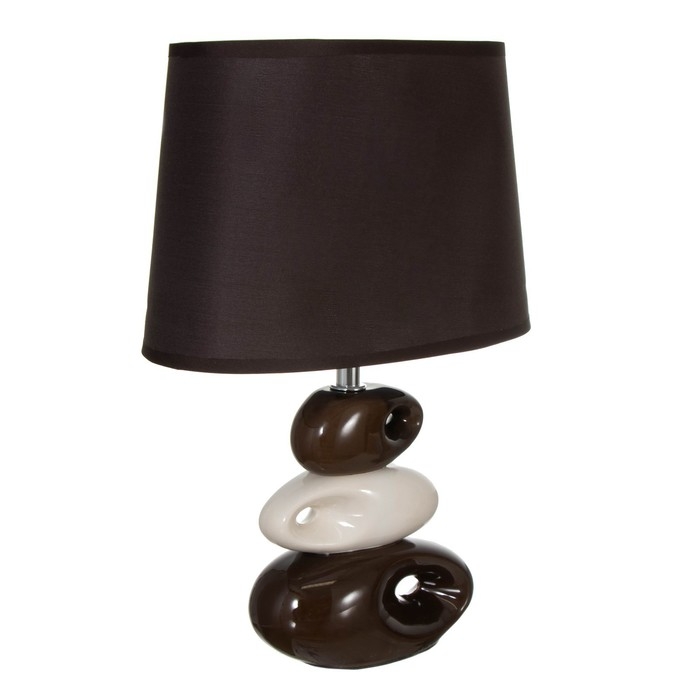 Светильник "Желание" коричнево- белый 1x25W E14 12,5x19,5x31 см RISALUX