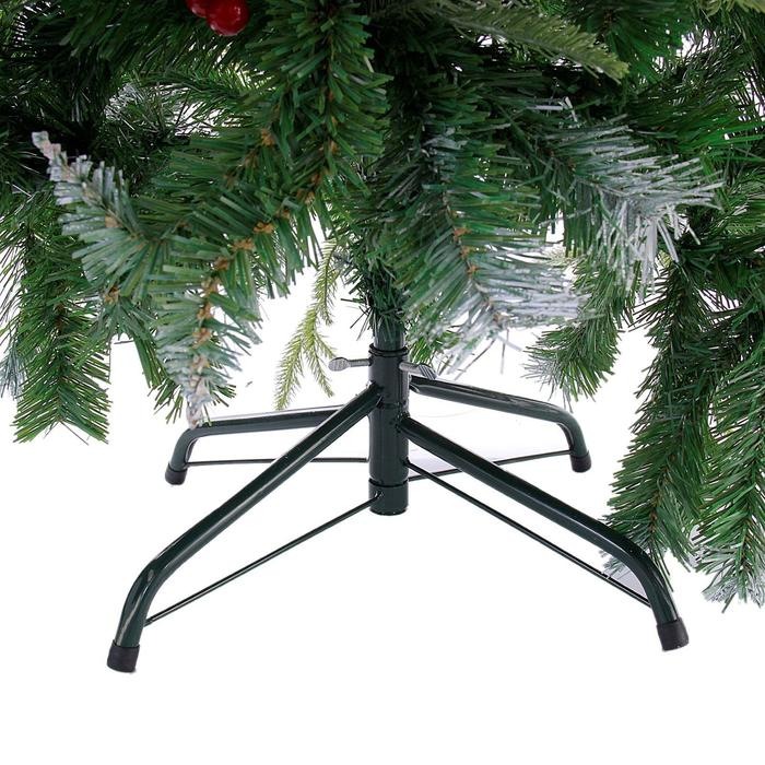 Ёлка Ёлка "Виктория с калиной и шишками" 150 см d нижнего яруса 92 см 508 веток