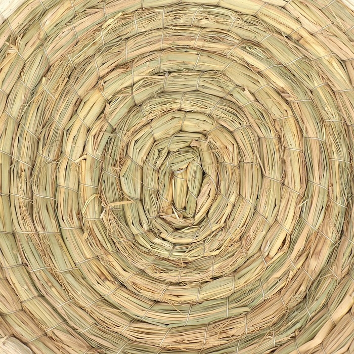 Экологичный лежак для животных (хлопок+рогоз),  40 см, белая Экологичный лежак для животных (хлопок+рогоз),  40 см, белая