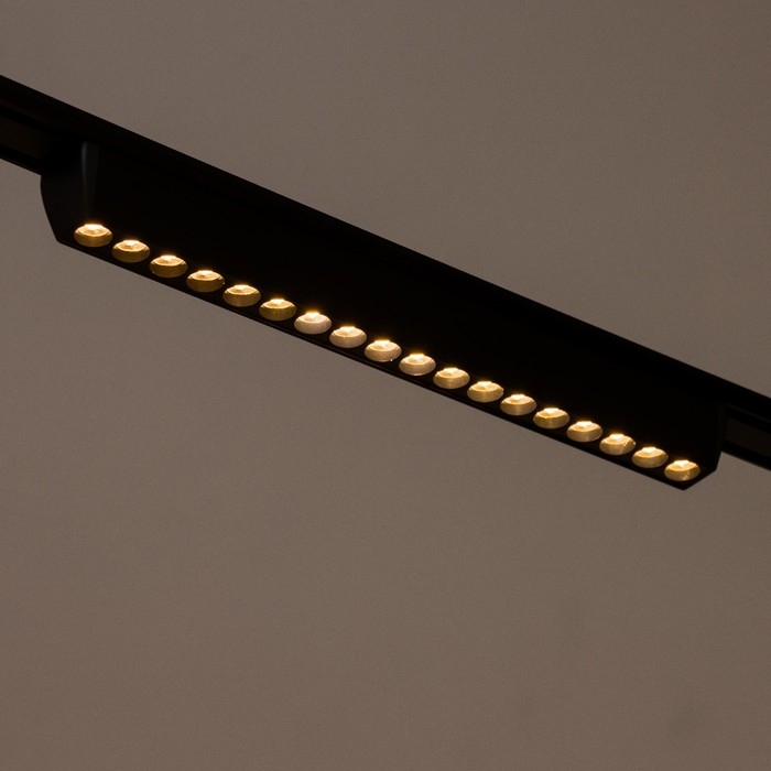 Светильник трековый SLIM "Линза-33" LED 18Вт 3000K-6000К 48V CRI90 черный 3,2х3,8х33,8см