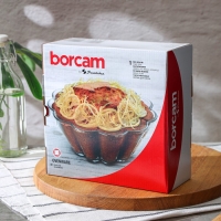 Форма для выпечки и запекания из жаропрочного стекла Borcam, 1,6 л, d=22 см