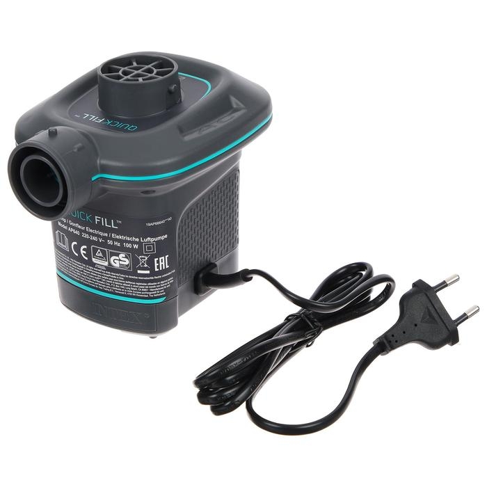 Насос электрический, 3 насадки, 220-240V, 66640 INTEX Насос электрический, 3 насадки, 220-240V, 66640 INTEX