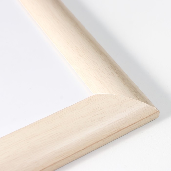 Фоторамка пластик Фоторамка пластик "МИРАМ" 20х30 см, бежевый (пластиковый экран)