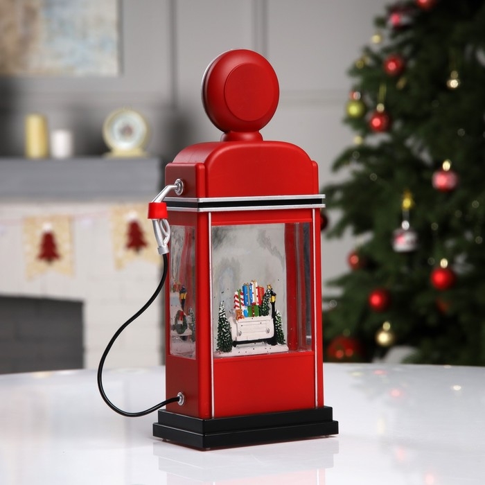 Светодиодная фигура «Бензоколонка» 11.5 × 28 × 7.5 см, пластик, батарейки ААх3 (не в комплекте), USB, свечение тёплое белое Светодиодная фигура «Бензоколонка» 11.5 × 28 × 7.5 см, пластик, батарейки ААх3 (не в комплекте), USB, свечение тёплое белое