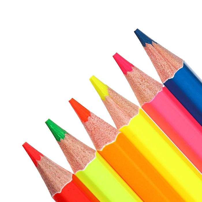 Карандаши 6 цветов ErichKrause Inspiration Neon, дерево, шестигранные, мягкий 3.0 мм грифель неоновой палитры, пластиковый футляр, европодвес Карандаши 6 цветов ErichKrause Inspiration Neon, дерево, шестигранные, мягкий 3.0 мм грифель неоновой палитры, пластиковый футляр, европодвес
